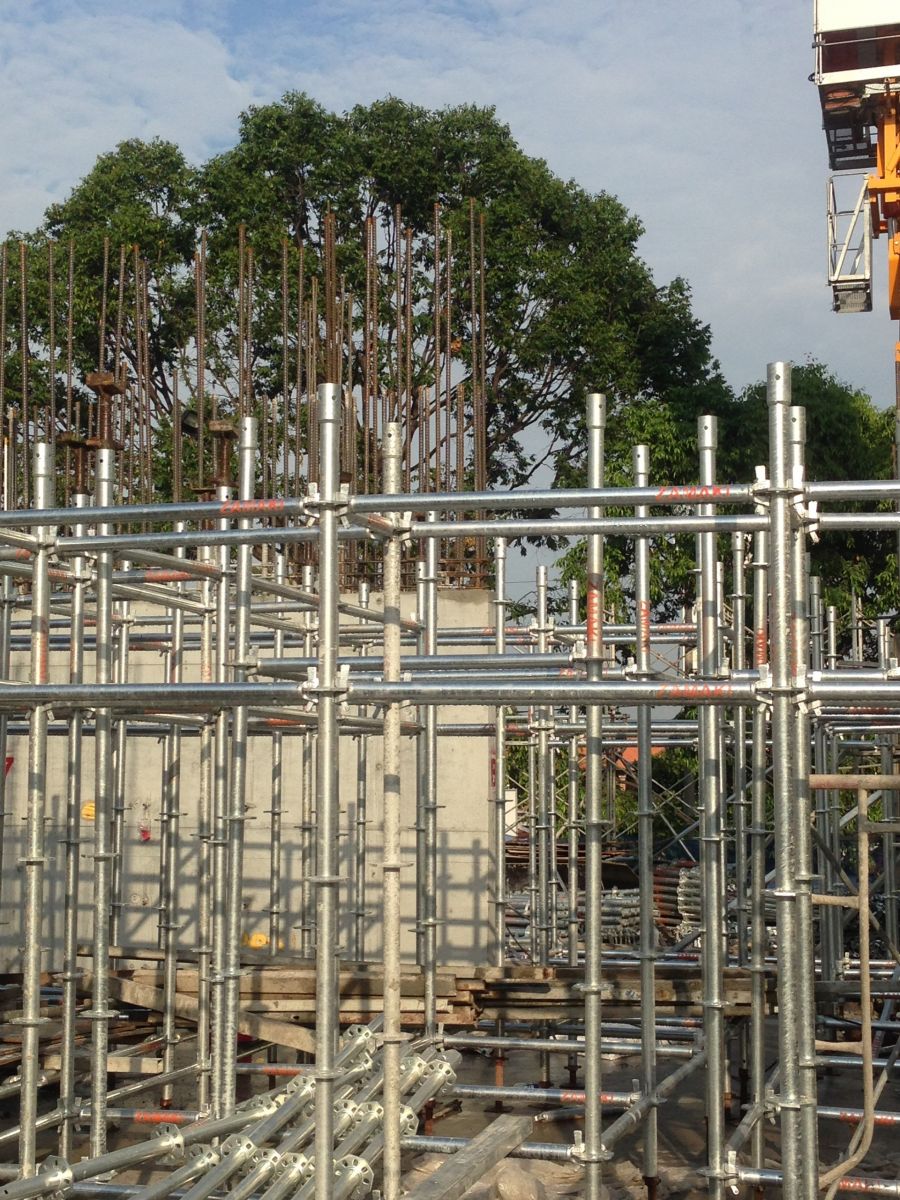 thi công giàn giáo ringlock